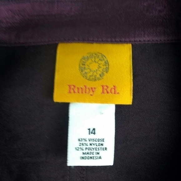 Ruby Rd. Zip-Up Jacket | sz 14 - Picture 4 of 4